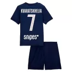 Paris Saint-Germain Kvaratskhelia 7 Tenue Kind Thuis 2025/26