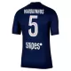 Paris Saint-Germain Marquinhos 5 Shirt Heren Thuis 2025/26