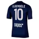 Paris Saint-Germain O. Dembele 10 Shirt Heren Thuis 2025/26