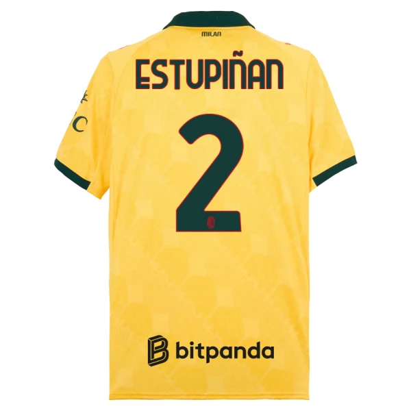 AC Milan Estupinan 2 Shirt Heren Derde 2025/26