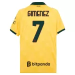 AC Milan Gimenez 7 Shirt Heren Derde 2025/26