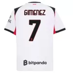 AC Milan Gimenez 7 Shirt Heren Uit 2025/26