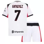 AC Milan Gimenez 7 Tenue Kind Uit 2025/26