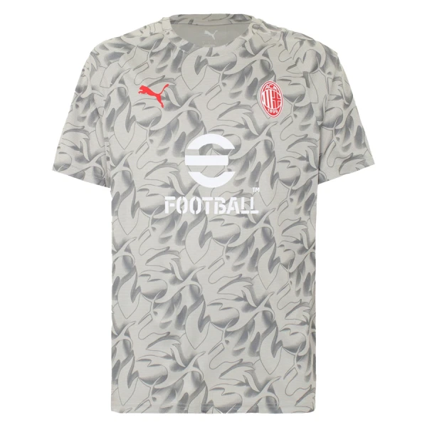 AC Milan Pre-Match Shirt Heren 2025/26 Grijze