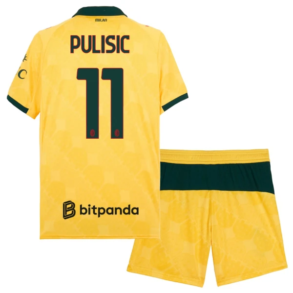 AC Milan Pulisic 11 Tenue Kind Derde 2025/26 AC Milan Pulisic 11 Tenue Kind Derde 2025/26