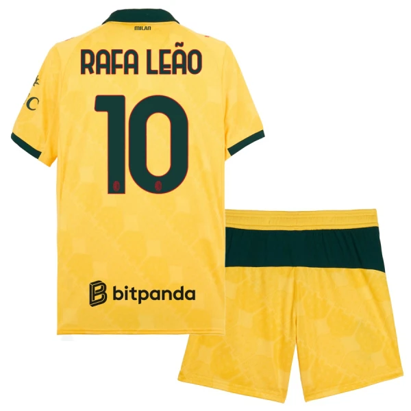 AC Milan Rafael Leao 10 Tenue Kind Derde 2025/26 AC Milan Rafael Leao 10 Tenue Kind Derde 2025/26