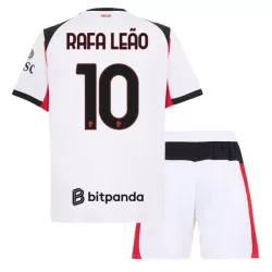 AC Milan Rafael Leao 10 Tenue Kind Uit 2025/26 AC Milan Rafael Leao 10 Tenue Kind Uit 2025/26