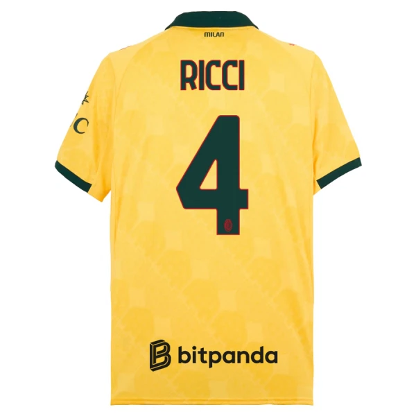 AC Milan Ricci 4 Shirt Heren Derde 2025/26 AC Milan Ricci 4 Shirt Heren Derde 2025/26