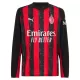 AC Milan Shirt Heren Thuis 2025/26 Lange Mouw AC Milan Shirt Heren Thuis 2025/26 Lange Mouw