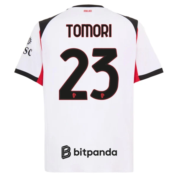 AC Milan Tomori 23 Shirt Heren Uit 2025/26 AC Milan Tomori 23 Shirt Heren Uit 2025/26