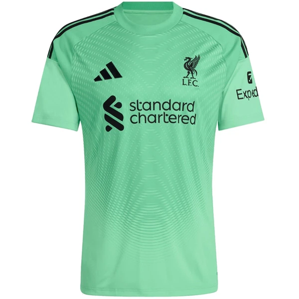 Liverpool Keeper Shirt Heren 2025/26 Groene Liverpool Keeper Shirt Heren 2025/26 Groene