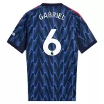 Arsenal Gabriel 6 Shirt Heren Uit 2025/26