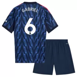 Arsenal Gabriel 6 Tenue Kind Uit 2025/26 Arsenal Gabriel 6 Tenue Kind Uit 2025/26