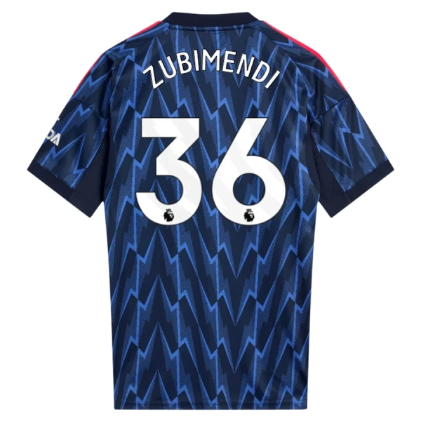 Arsenal Zubimendi 36 Shirt Heren Uit 2025/26 Arsenal Zubimendi 36 Shirt Heren Uit 2025/26