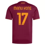 AS Roma Manu Kone 17 Shirt Heren Thuis 2025/26