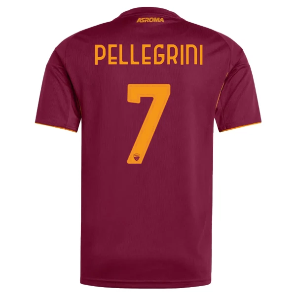 AS Roma Pellegrini 7 Shirt Heren Thuis 2025/26 AS Roma Pellegrini 7 Shirt Heren Thuis 2025/26