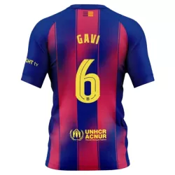 FC Barcelona Gavi 6 Shirt Heren Thuis 2025/26 FC Barcelona Gavi 6 Shirt Heren Thuis 2025/26