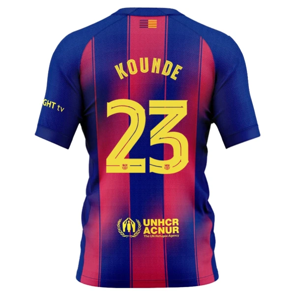 FC Barcelona Kounde 23 Shirt Heren Thuis 2025/26