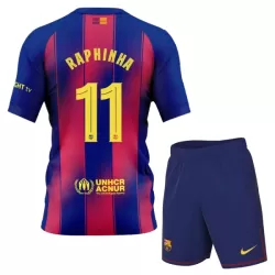 FC Barcelona Raphinha 11 Tenue Kind Thuis 2025/26 FC Barcelona Raphinha 11 Tenue Kind Thuis 2025/26