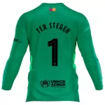 FC Barcelona Ter Stegen 1 Keeper Shirt Heren 2025/26 Lange Mouw