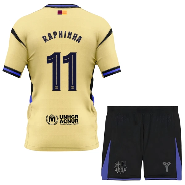 FC Barcelona x Kobe Bryant Raphinha 11 Tenue Kind Uit 2025/26