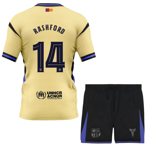 FC Barcelona x Kobe Bryant Rashford 14 Tenue Kind Uit 2025/26 FC Barcelona x Kobe Bryant Rashford 14 Tenue Kind Uit 2025/26