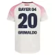 Bayer Leverkusen Alejandro Grimaldo 20 Shirt Heren Uit 2025/26 Bayer Leverkusen Alejandro Grimaldo 20 Shirt Heren Uit 2025/26