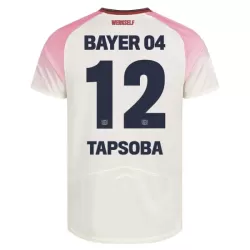 Bayer Leverkusen Edmond Tapsoba 12 Shirt Heren Uit 2025/26 Bayer Leverkusen Edmond Tapsoba 12 Shirt Heren Uit 2025/26