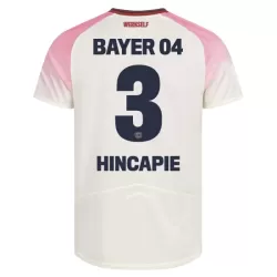 Bayer Leverkusen Piero Hincapie 3 Shirt Heren Uit 2025/26 Bayer Leverkusen Piero Hincapie 3 Shirt Heren Uit 2025/26