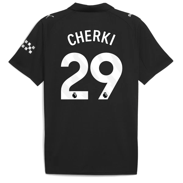 Manchester City Cherki 29 Shirt Heren Uit 2025/26 Manchester City Cherki 29 Shirt Heren Uit 2025/26