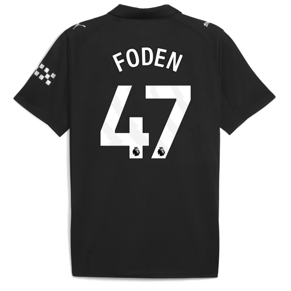 Manchester City Foden 47 Shirt Heren Uit 2025/26 Manchester City Foden 47 Shirt Heren Uit 2025/26