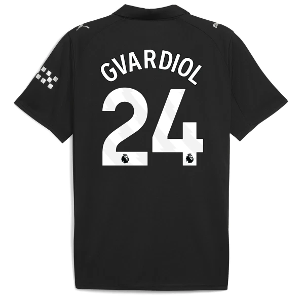 Manchester City Gvardiol 24 Shirt Heren Uit 2025/26