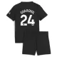 Manchester City Gvardiol 24 Tenue Kind Uit 2025/26