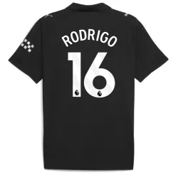 Manchester City Rodrigo 16 Shirt Heren Uit 2025/26 Manchester City Rodrigo 16 Shirt Heren Uit 2025/26