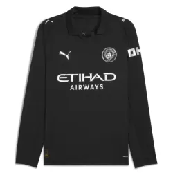 Manchester City Shirt Heren Uit 2025/26 Lange Mouw Manchester City Shirt Heren Uit 2025/26 Lange Mouw
