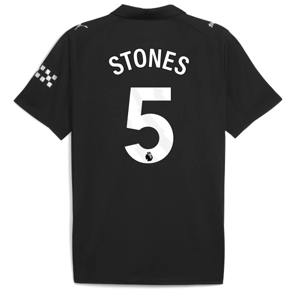 Manchester City Stones 5 Shirt Heren Uit 2025/26 Manchester City Stones 5 Shirt Heren Uit 2025/26