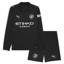 Manchester City Tenue Kind Uit 2025/26 Lange Mouw Manchester City Tenue Kind Uit 2025/26 Lange Mouw