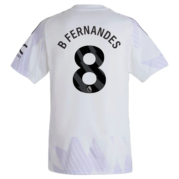 Manchester United Bruno Fernandes 8 Shirt Heren Uit 2025/26 Manchester United Bruno Fernandes 8 Shirt Heren Uit 2025/26