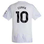 Manchester United Cunha 10 Shirt Heren Uit 2025/26