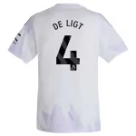 Manchester United De Ligt 4 Shirt Heren Uit 2025/26