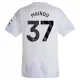 Manchester United Mainoo 37 Tenue Kind Uit 2025/26