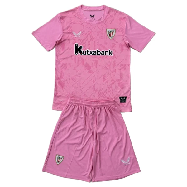 Athletic Bilbao Keeper Tenue Kind 2025/26 Roze Athletic Bilbao Keeper Tenue Kind 2025/26 Roze