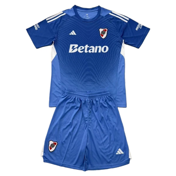 River Plate Keeper Tenue Kind 2025/26 Blauwe River Plate Keeper Tenue Kind 2025/26 Blauwe