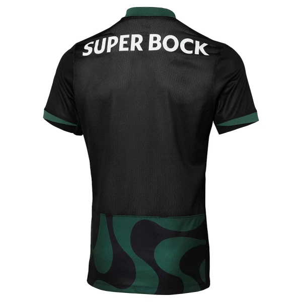 Sporting CP Shirt Heren Vierde 2025/26 Zwarte