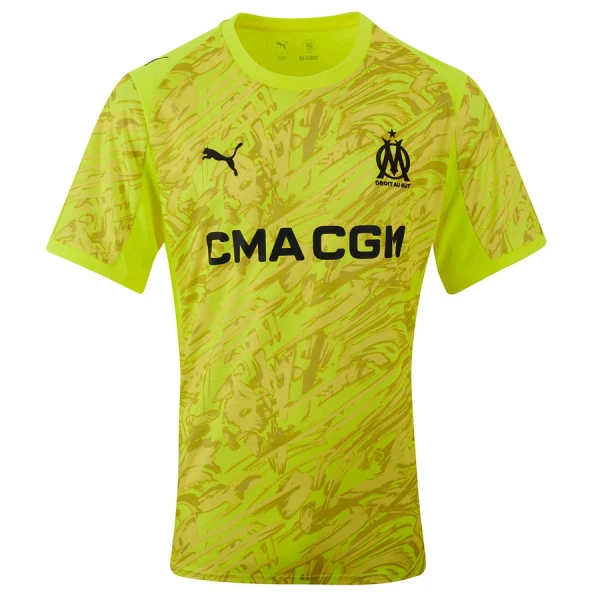 Olympique Marseille Keeper Shirt Heren 2025/26 Gele Olympique Marseille Keeper Shirt Heren 2025/26 Gele