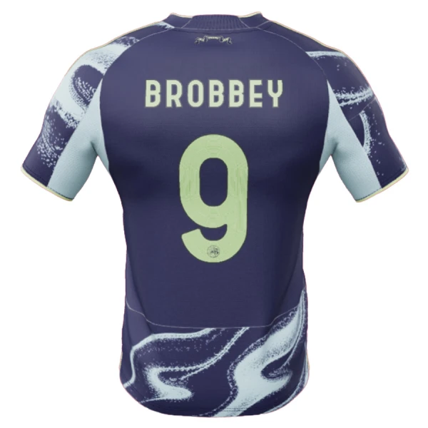 AFC Ajax Brobbey 9 Shirt Heren Uit 2025/26 AFC Ajax Brobbey 9 Shirt Heren Uit 2025/26