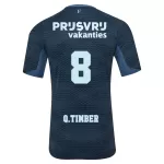 Feyenoord Rotterdam Q. Timber 8 Shirt Heren Uit 2025/26