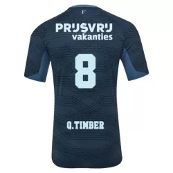 Feyenoord Rotterdam Q. Timber 8 Shirt Heren Uit 2025/26 Feyenoord Rotterdam Q. Timber 8 Shirt Heren Uit 2025/26