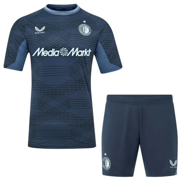 Feyenoord Rotterdam Tenue Kind Uit 2025/26 Feyenoord Rotterdam Tenue Kind Uit 2025/26