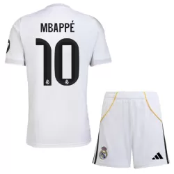Real Madrid Mbappé 10 Tenue Kind Thuis 2025/26 Real Madrid Mbappé 10 Tenue Kind Thuis 2025/26